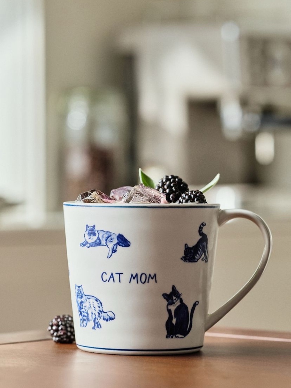Molly Hatch Anthropologie Exclusive Stoneware Cat Mom Mug , New in the Box